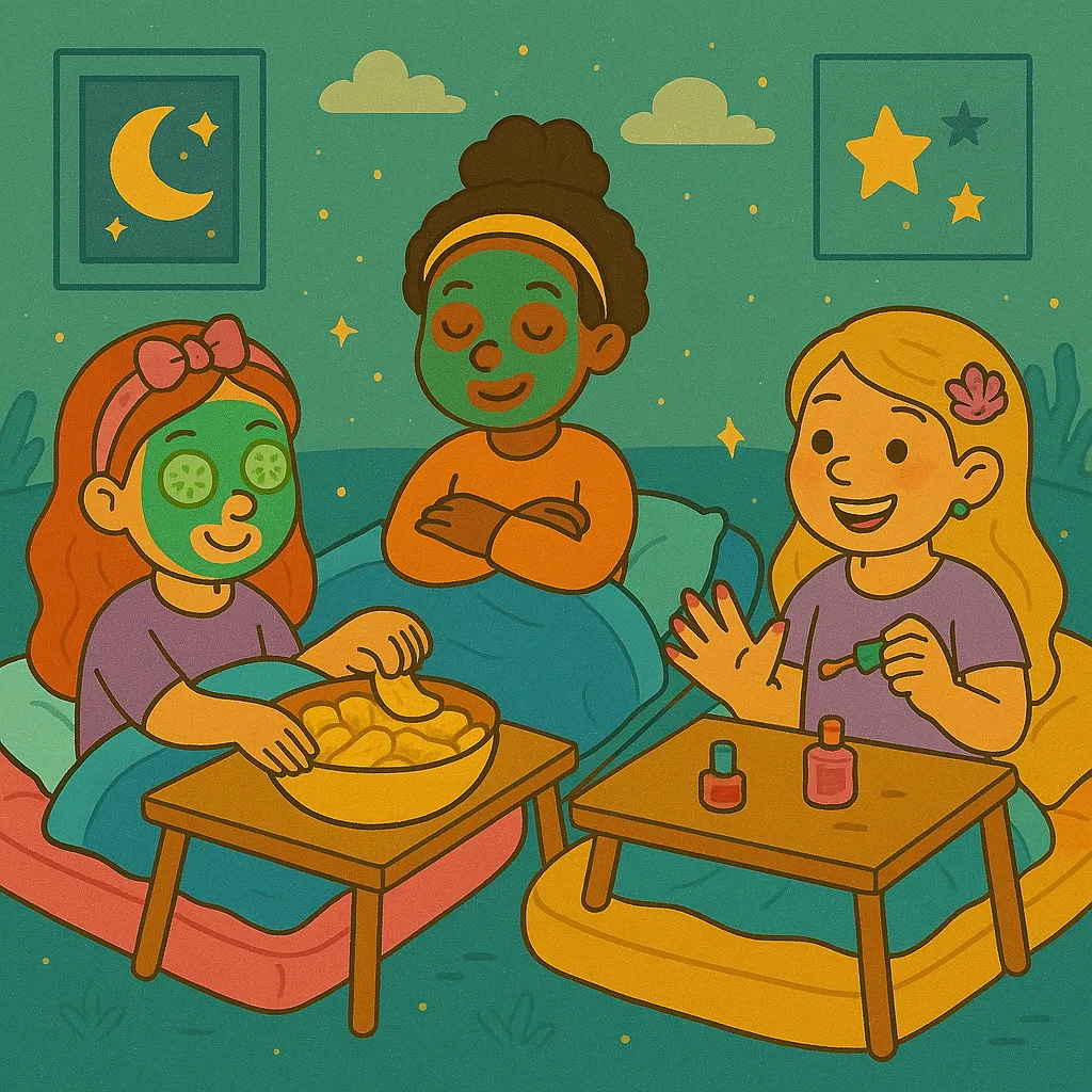 Slaapfeestje voor meisjes